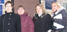 Г.В. Дрижак,  Н.Ю. Полловинкина,  О.В. Свиридова, М.А. Антонова (слева направо)