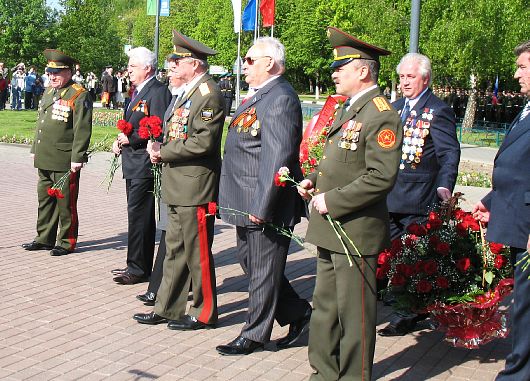Празднование Дня Победы в Одинцово