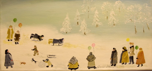 Выставка картин Ольги Лобановой "Дорога домой"