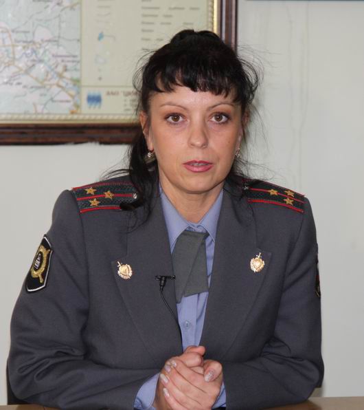 Евгения Воронина, инспектор ДПС
