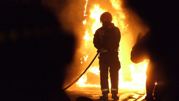Пожар в Баковке: двое пострадавших