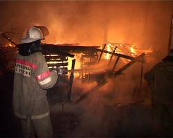 В сарае 3х4 в Одинцовском районе сгорели двое людей
