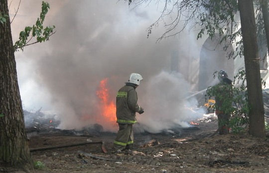 «Крупным пожаром» в Одинцово оказалась мусорка с горящими автопокрышками