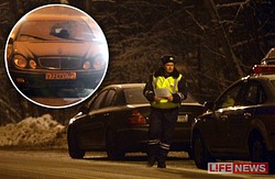 VIP-автомобиль сбил пешехода на Рублевке