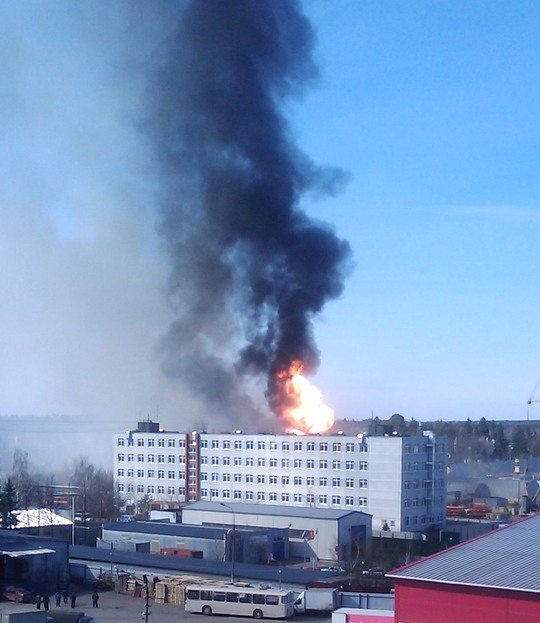 В Одинцово взорвалась газовая заправка