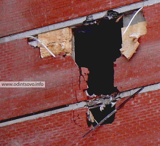 В Одинцово упал строительный кран, падение крана