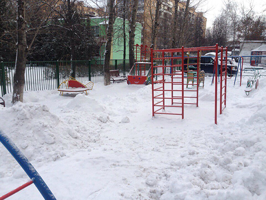 Уборка снега, Одинцово