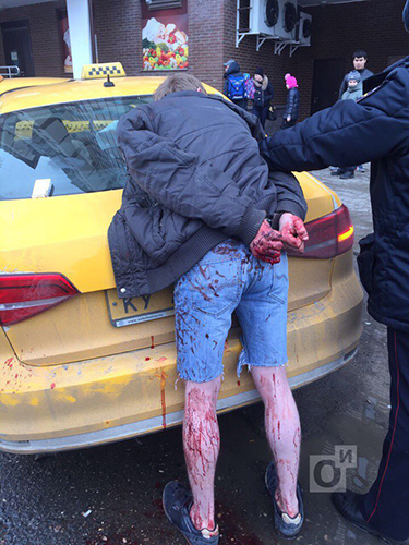 В Гусарской балладе таксист протаранил авто коллеги