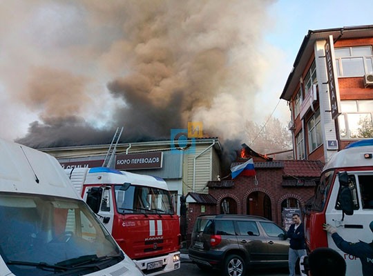 Пожар, станция Одинцово