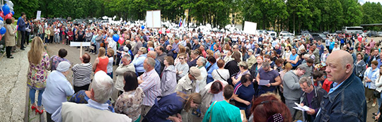 Митинг, 17 июня, Никольское
