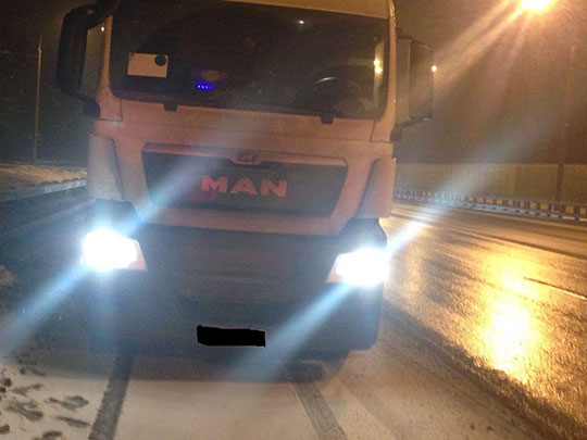 Грузовик сбил пешехода на Минском шоссе