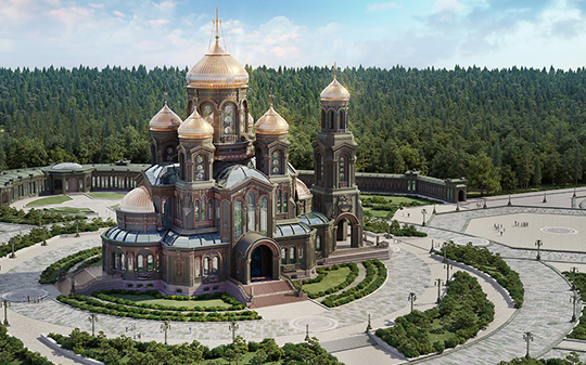Более 2 млрд руб. собрали на храм в "Патриоте"