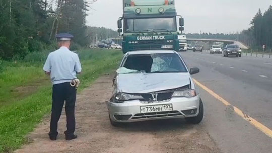 Полиция ищет очевидцев ДТП на Минском шоссе