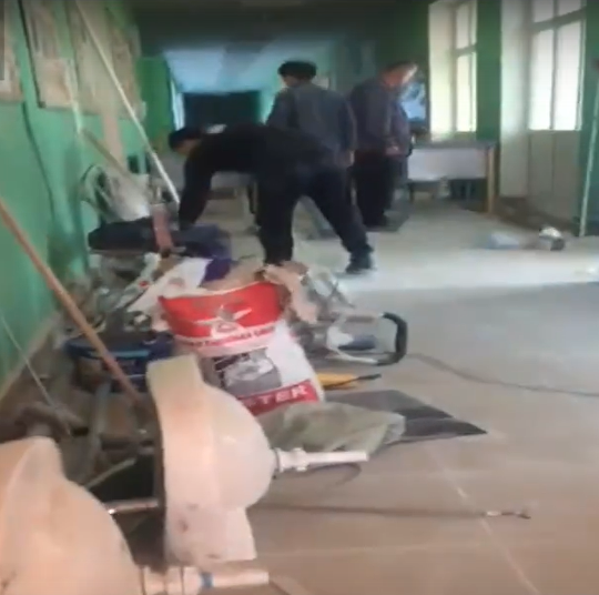 В школе №2 Звенигорода продолжается ремонт