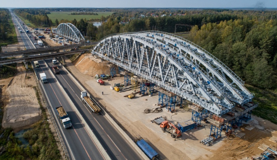 На Минском шоссе построят арочный жд путепровод