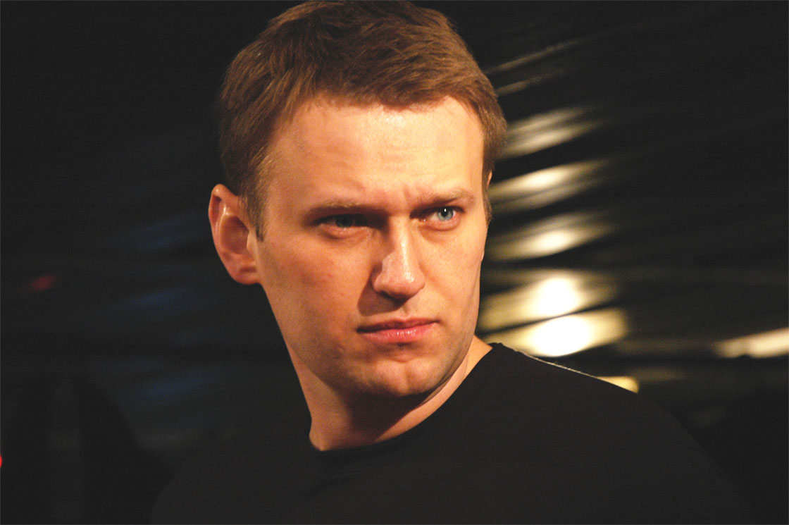 Алексей Навальный, активный противник режима Владимира Путина
