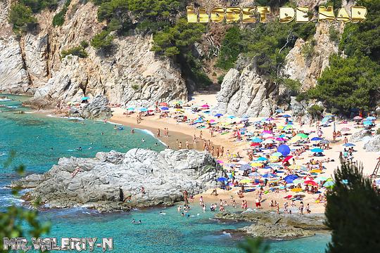 Один из красивейших пляжей Испании находится рядом с курортным городком Lloret de mar, Сosta Brava, Путешествия, nvp600