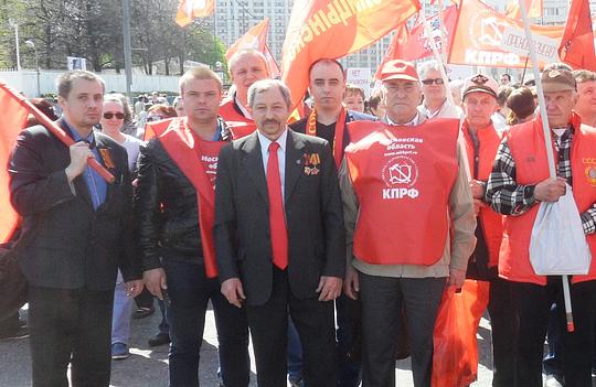 Мы коммунисты — крепки и плечисты!, 1 мая на улицах Москвы., nkolbasov, Одинцово, Ново-Спортивная д.6