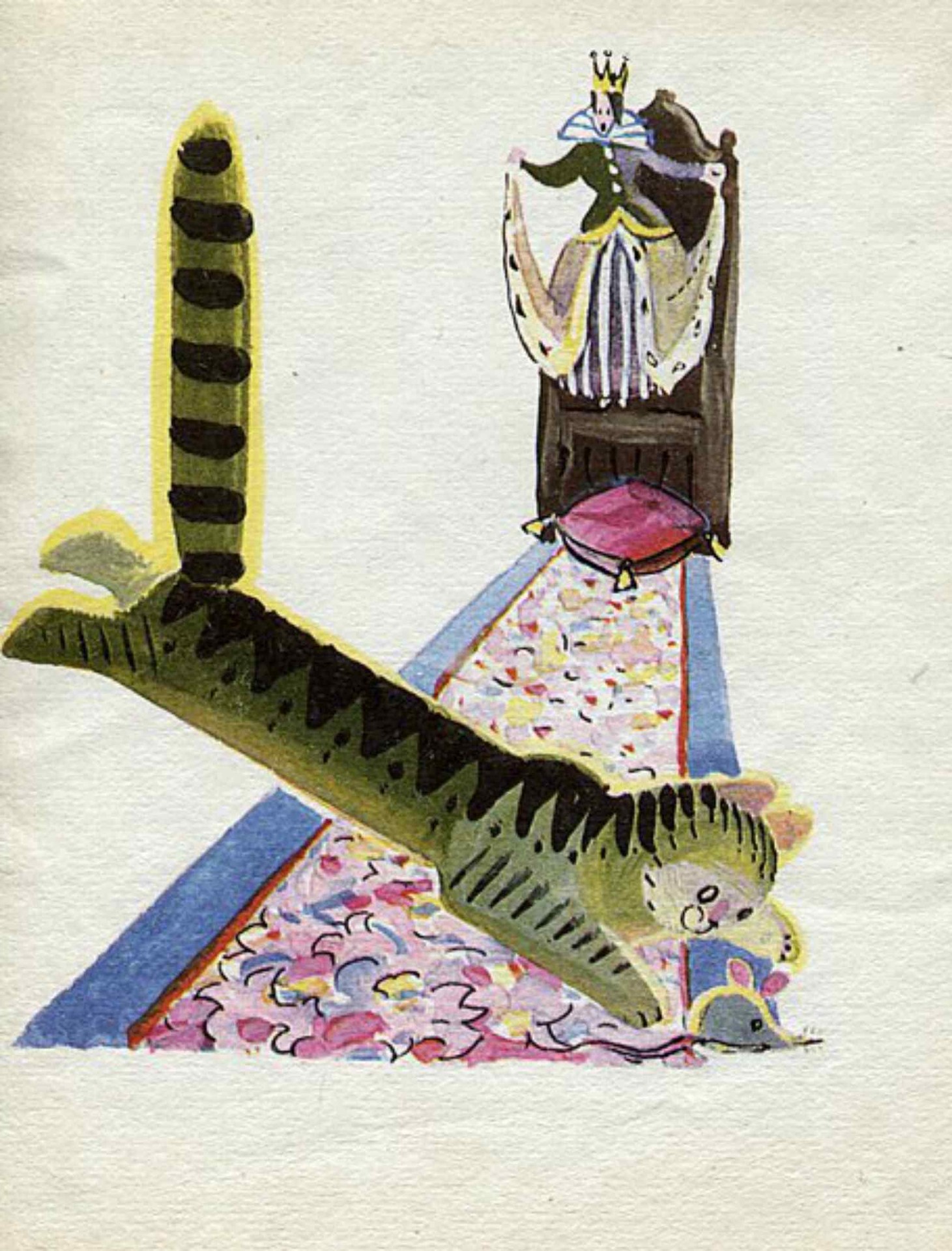 Иллюстрация Льва Токмакова из книги «Кораблик» (Издательство «Детская литература», 1973)