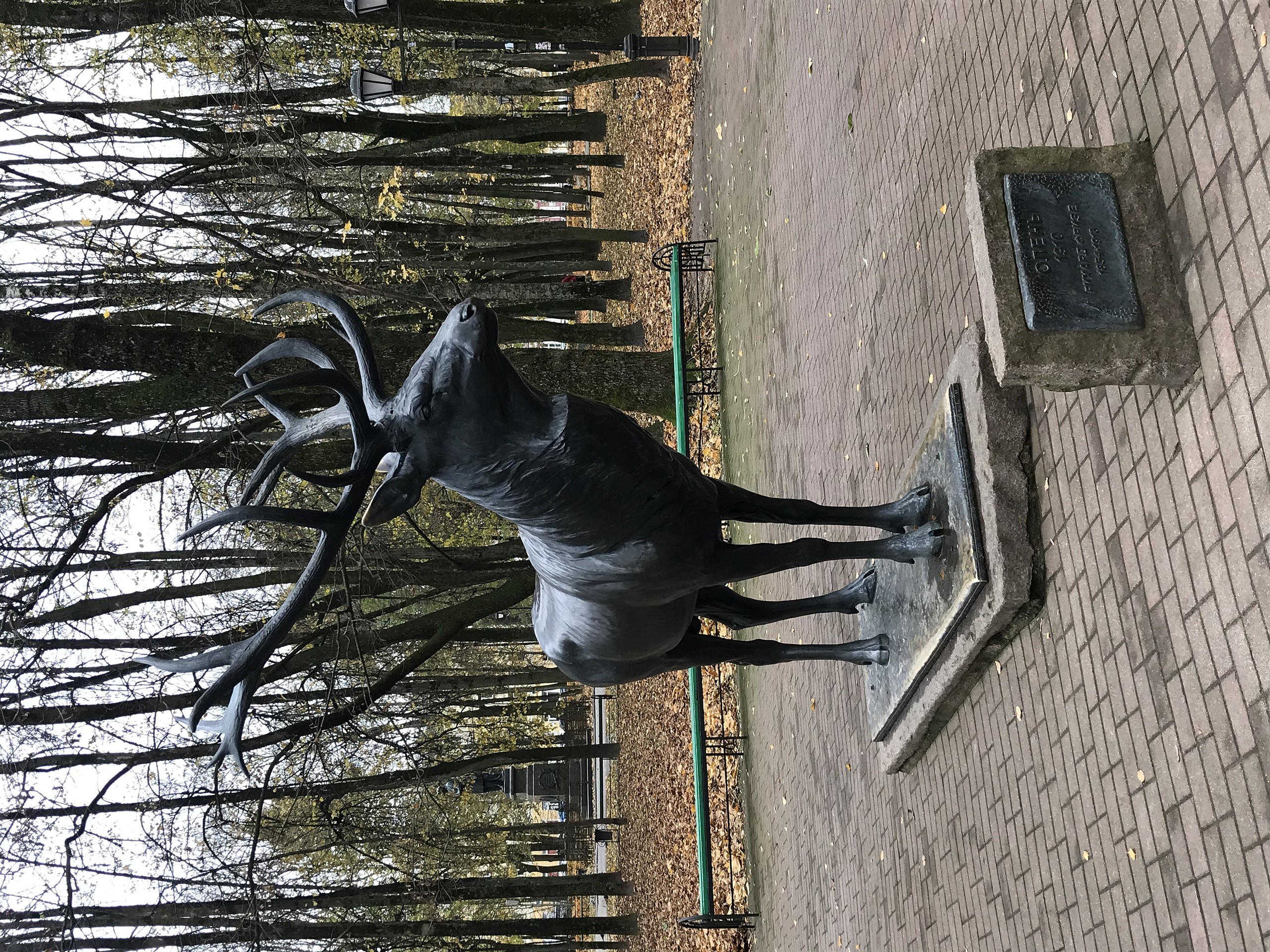 Скульптура оленя с дачи Геринга 