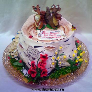 Торт На Деревянную Свадьбу Фото