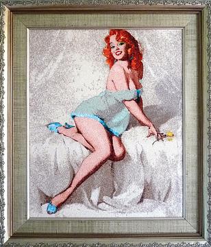  Картина Джил Элвгрен, Дарлин, 33×41 см., Вышивка на заказ, pravilo, москва