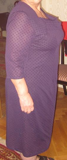Платье из трикотажа «Ультрафиолет», Персональный пошив, tatotchka, Голицыно
