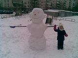 Снеговик №1 Декабрь 2011 Верхне-Пролетарская