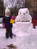 Снеговик №2 Январь 2012 Верхне-Пролетарская