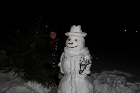 Я и мой SNOWMAN:), Конкурс снеговиков - 2011/12, martakova2008
