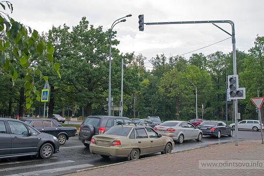 Новый режим работы светофора на Красногорке, Старая разметка3