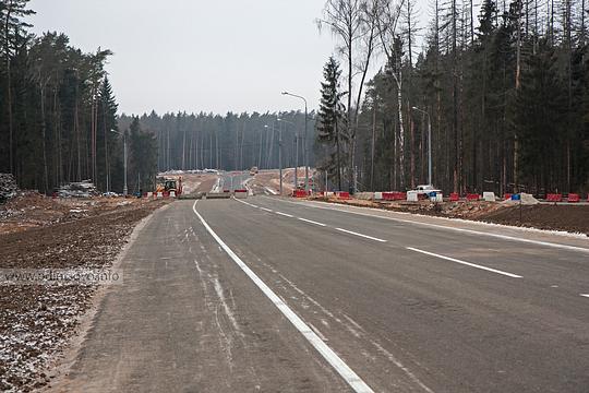 Вырубка и строительство пристыковки Северного объезда к 1 Успенскому шоссе