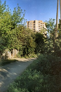 Кратчайшая дорога от ГДО (теперешнего) через пруды (теперь «Баранка») на станцию (мимо к. т. «Юность»
Автор фото Иван Колупаев