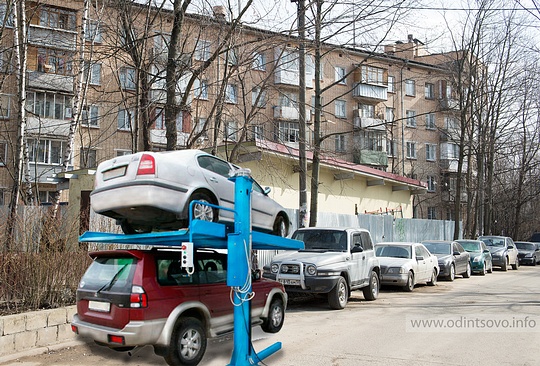 Новые парковочные подъемники в Одинцово