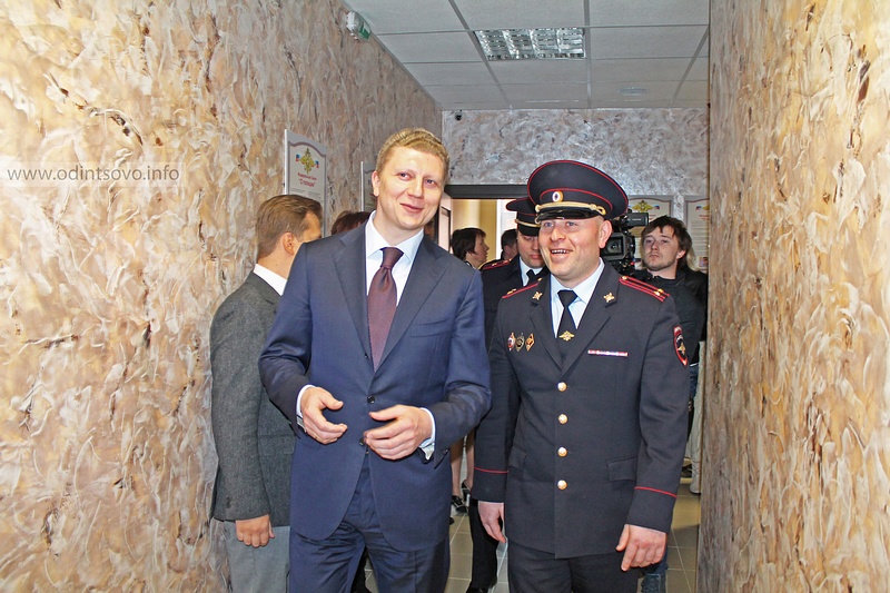 Открытие территориального пункта полиции в Заречье, Андрей ИВАНОВ, Алексей ШКОЛКИН