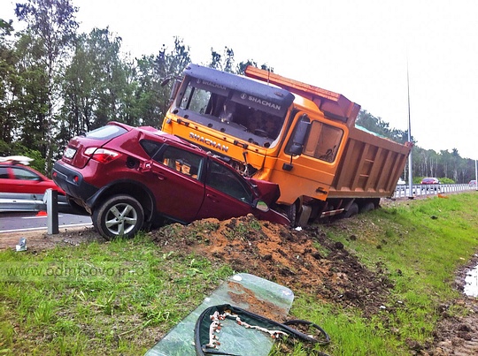 ДТП - происшествия на дороге, Вольво влетела под Шехман 06.06.2015