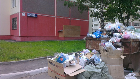 Управляющая компания Дубки, УК «МУП ВЯЗЕМЫ ИНЖЕНЕРИНГ» не вывозит мусор с 10.06.2015 года