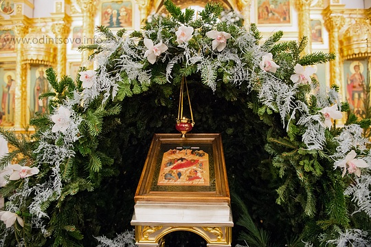 Рождественское богослужение в храме Георгия Победоносца