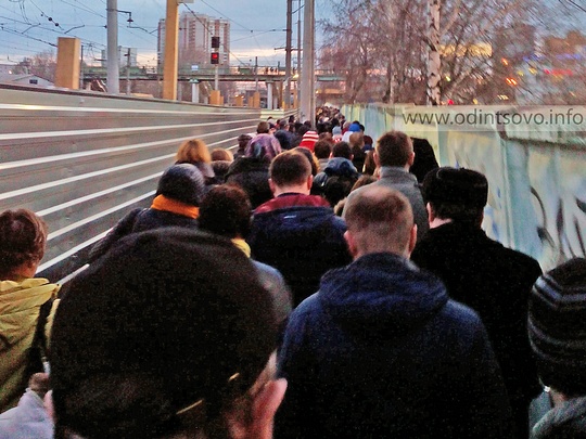 Реконструкция платформ на станции Одинцово