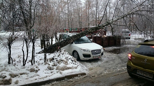 Ледяной дождь накрыл Одинцово
