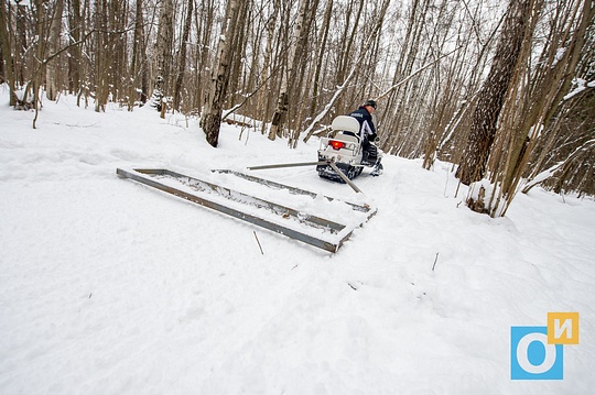В Одинцовском лесу укатали лыжню