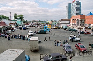 2001г. привокзальная площадь Одинцово