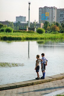 2001г. Центральный пруд, «Баранка»