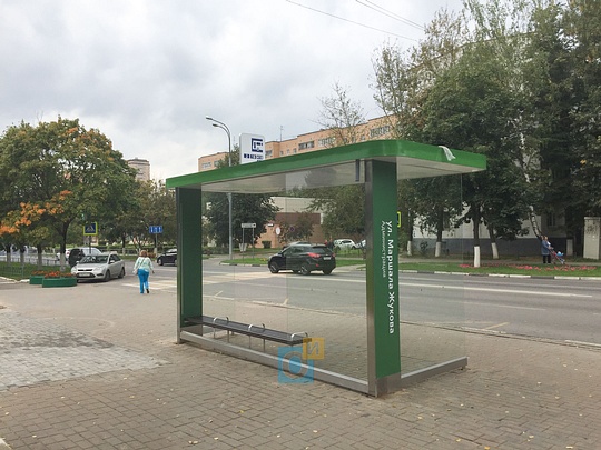 Новая автобусная остановка, улица Маршала Жукова, Сентябрь