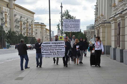 Жители Никольского поселения, шествие в Москве, Жители Одинцовского района просят помощи у Князя Монако
