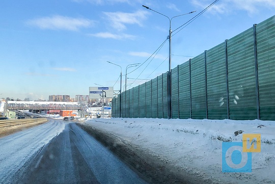 Снегосвалка на путепроводе в Перхушково, Мосавтодор организовал снегосвалку на путепроводе