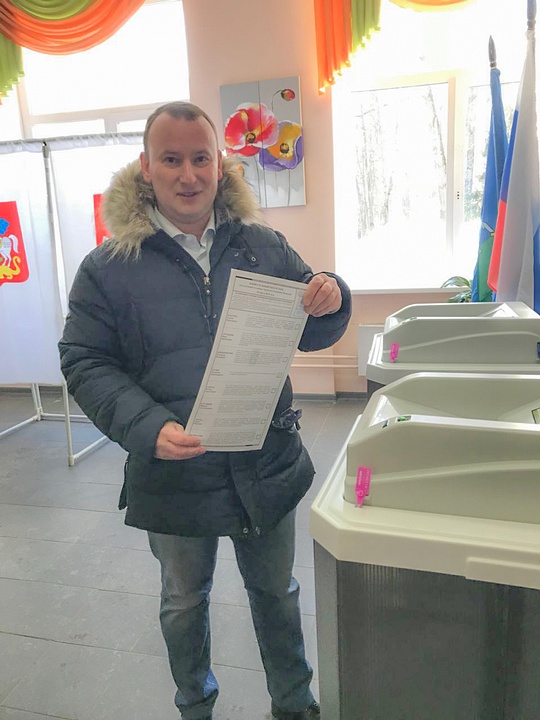 Председатель общественной палаты Одинцовского района Захар Иванов, Общественная плата голосует в числе первых