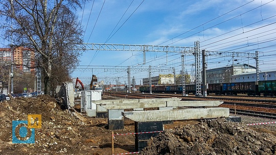 Строительство новой платформы на станции «Одинцово»