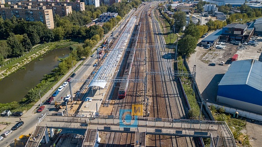 Новая платформа — часть инфраструктуры проекта ускоренного движения поездов на участках «Белорусский вокзал-Одинцово», Ж/Д платформа Одинцово