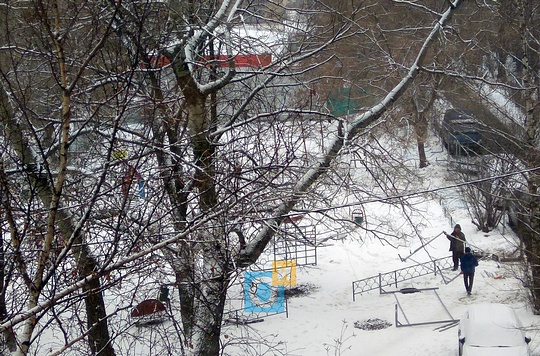 В Одинцово начинается очередная точечная застройка, Очередное строительство на детской площадке в Одинцово